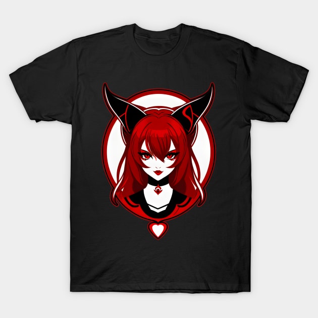 She Devil Red 1 T-Shirt by DNT Designs